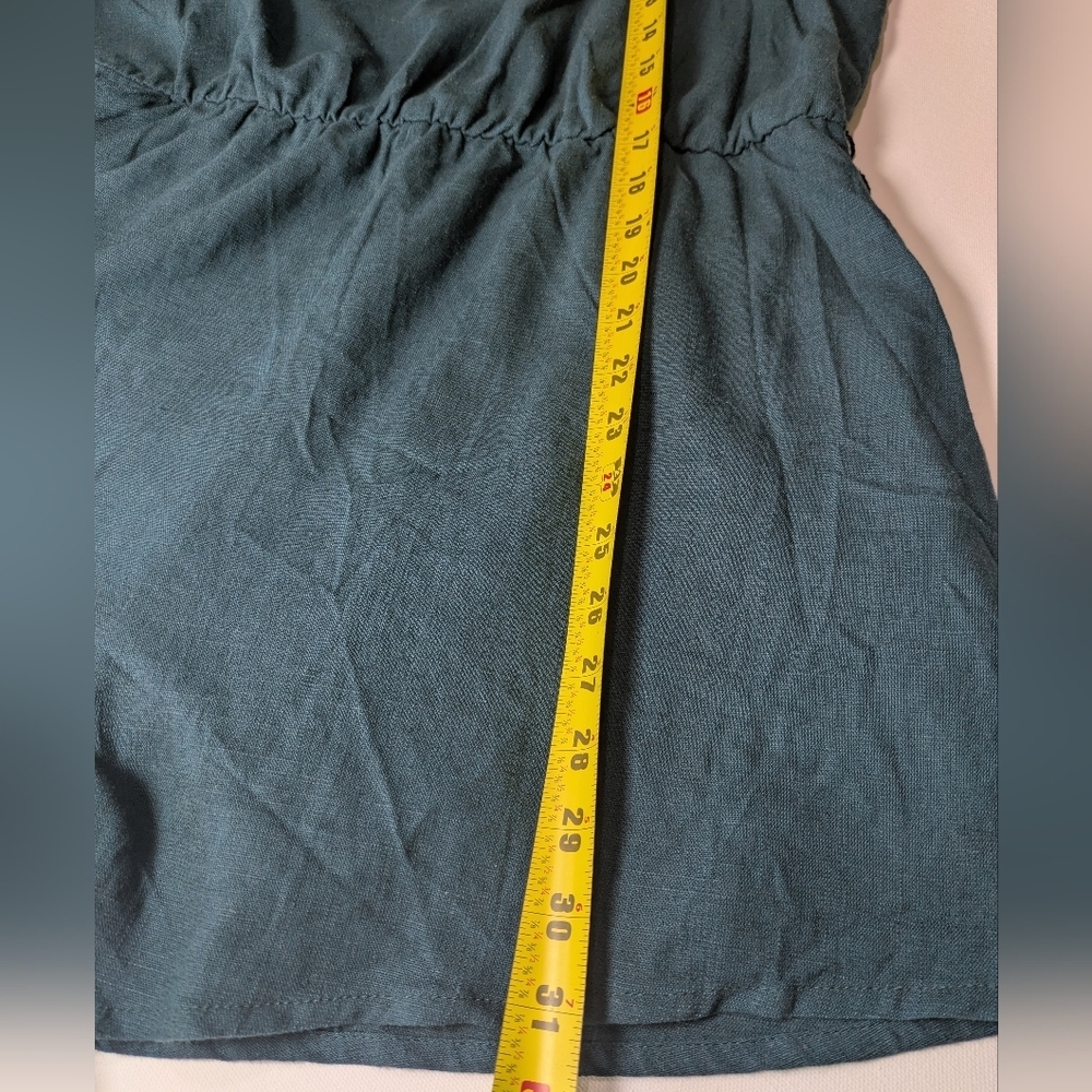 AUTOMET New Womens Rompers One Shoulder Jumpsuits Linen Shorts Jumper Size L - Picture 8 of 11